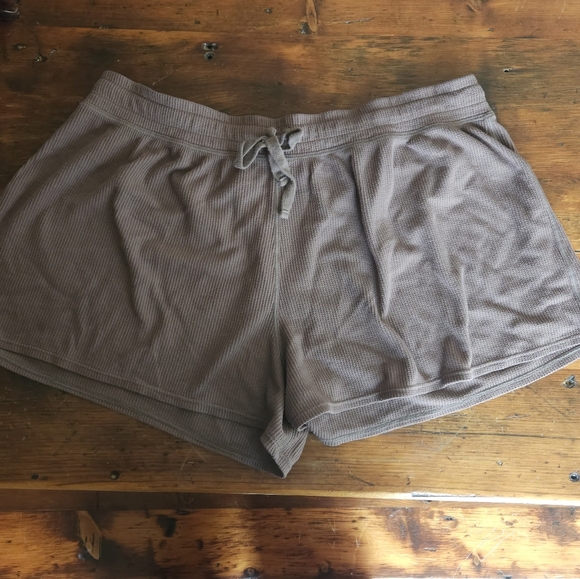 PARADE SLEEP WAFFLE SHORTS, BROWN, SIZE XL - Picture 1 of 5
